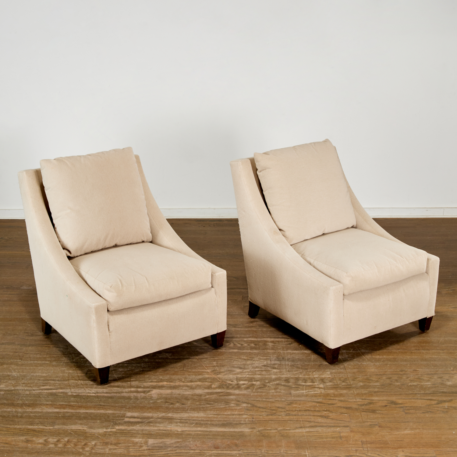 PAIR MODERN DESIGNER CLUB CHAIRS