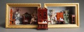 PAIR MODERN DOLLHOUSE DIORAMA