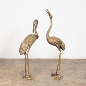 PAIR, MONUMENTAL STANDING BRAS