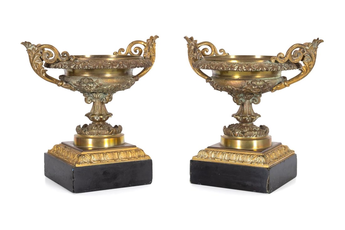 PAIR NAPOLEON III BRONZE