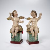 PAIR NEAPOLITAN MODELS OF SEAT