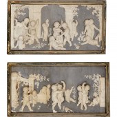 PAIR NEO-CLASSICAL STYLE PLAST