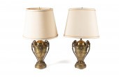 PAIR NEOCLASSICAL BRONZE URN L