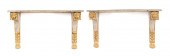 PAIR NEOCLASSICAL GILT FAUX MA