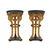 PAIR NEOCLASSICAL GILTWOOD FAU