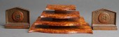 PAIR NEOCLASSICAL IRON BOOKEND