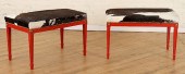PAIR NEOCLASSICAL STYLE BENCHE