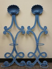 PAIR NEOCLASSICAL STYLE BLUE P