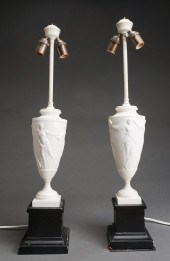 PAIR NEOCLASSICAL STYLE COMPOS