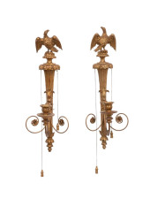 PAIR NEOCLASSICAL STYLE EAGLE