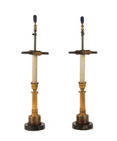 PAIR NEOCLASSICAL STYLE GILT L