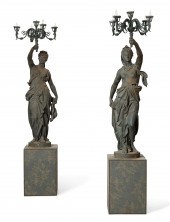 PAIR NEOCLASSICAL STYLE IRON F