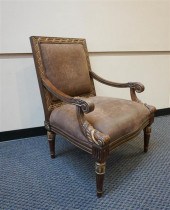 PAIR NEOCLASSICAL STYLE MAHOGA
