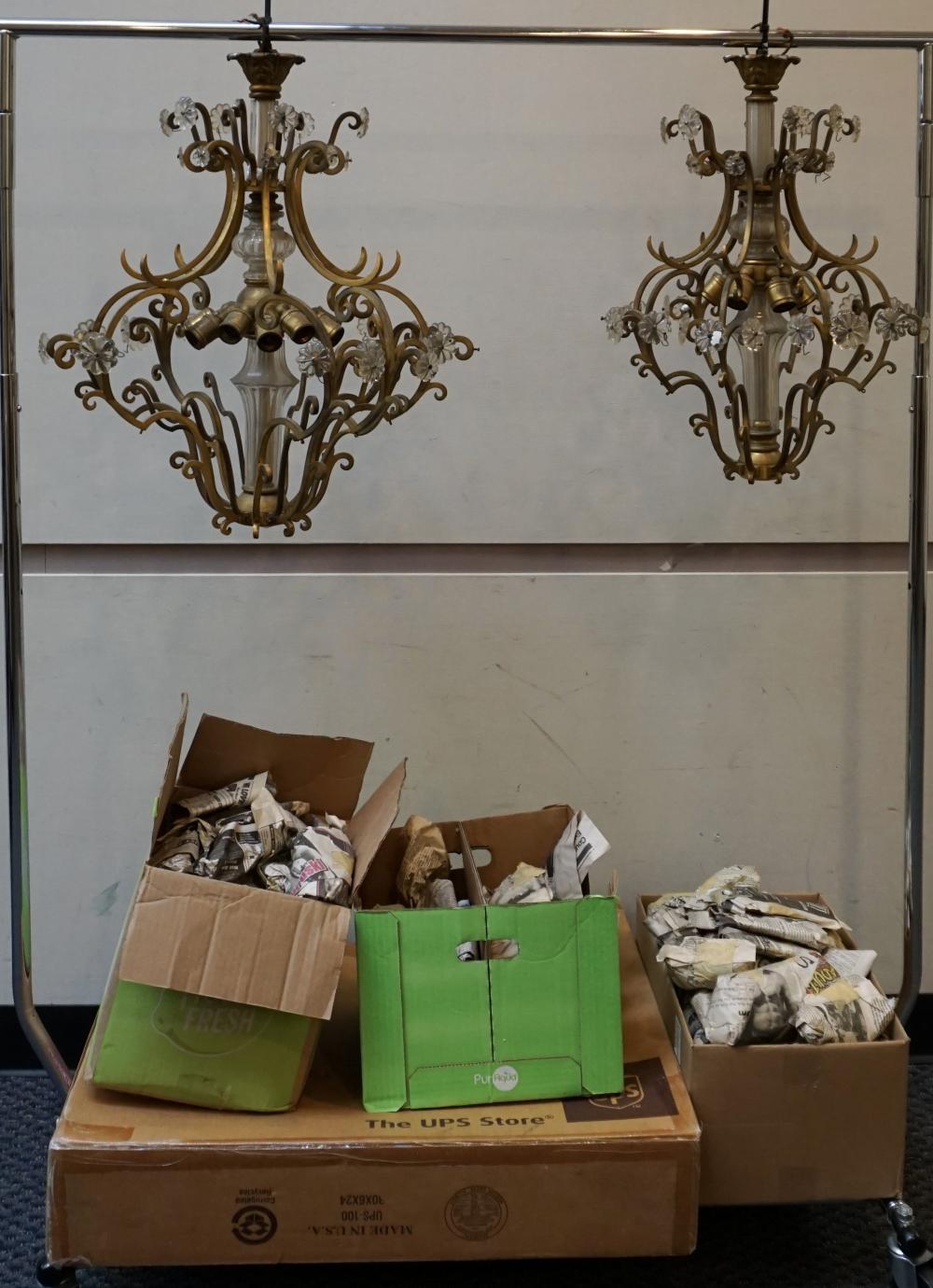 PAIR NEOCLASSICAL STYLE ORMOLU