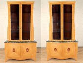PAIR NEOCLASSICAL STYLE SATINW