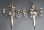 PAIR NEOCLASSICAL STYLE SILVER
