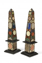 PAIR NEOCLASSICAL STYLE SPECIM