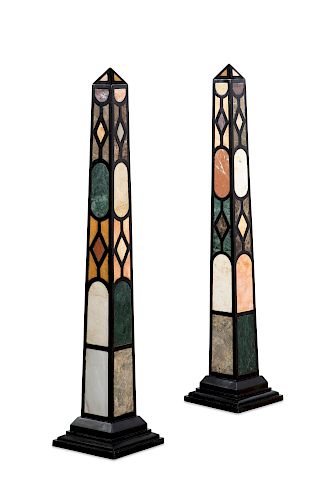 PAIR NEOCLASSICAL STYLE SPECIMEN