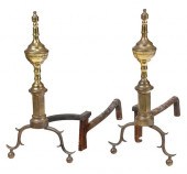 PAIR NEW YORK FEDERAL BRASS AN