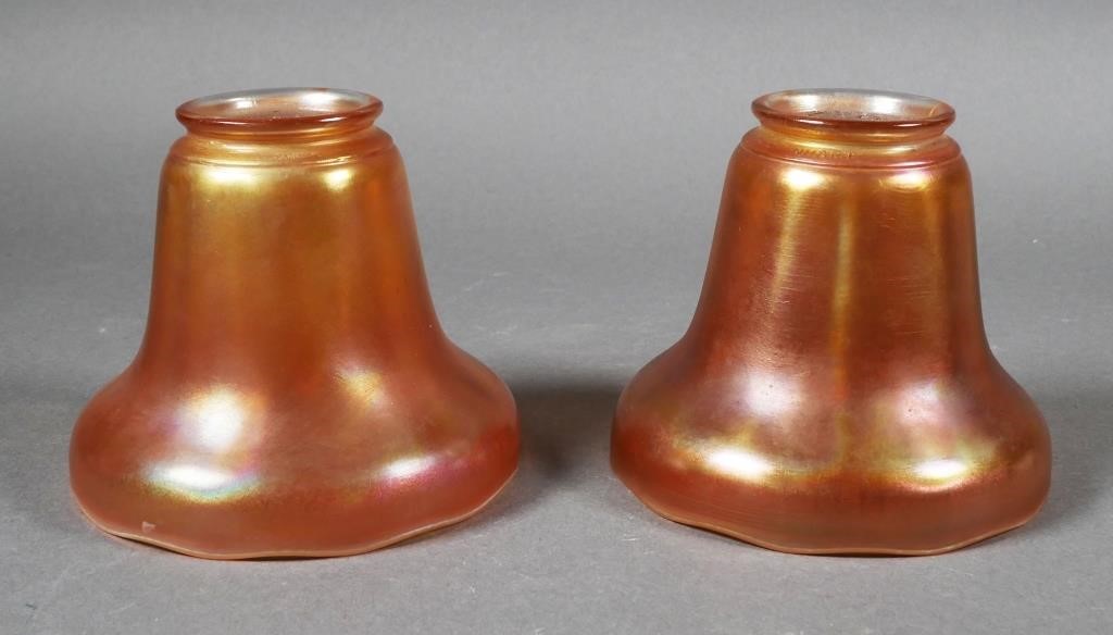 PAIR NUART IRIDESCENT LAMP