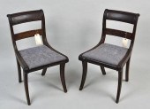 PAIR NY FEDERAL SABER LEG CHAI