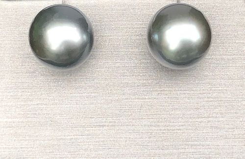 PAIR OF 13MM TAHITIAN SOUTH SEA