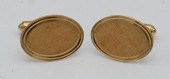 PAIR OF 14 KARAT GOLD MENS CUF