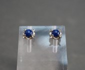 PAIR OF 14-KARAT WHITE-GOLD AN