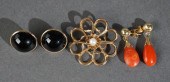 PAIR OF 14-KARAT YELLOW-GOLD A