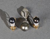 PAIR OF 14-KARAT YELLOW-GOLD A