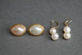 PAIR OF 14-KARAT YELLOW-GOLD A