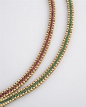 PAIR OF 14-KARAT YELLOW-GOLD A
