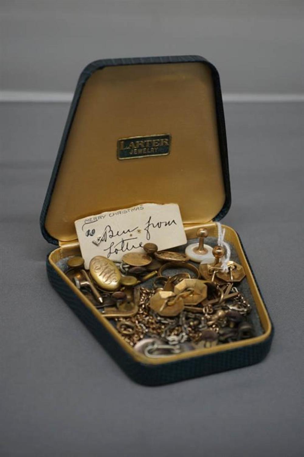 PAIR OF 14-KARAT YELLOW-GOLD AND