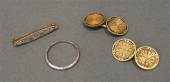 PAIR OF 14-KARAT YELLOW-GOLD A