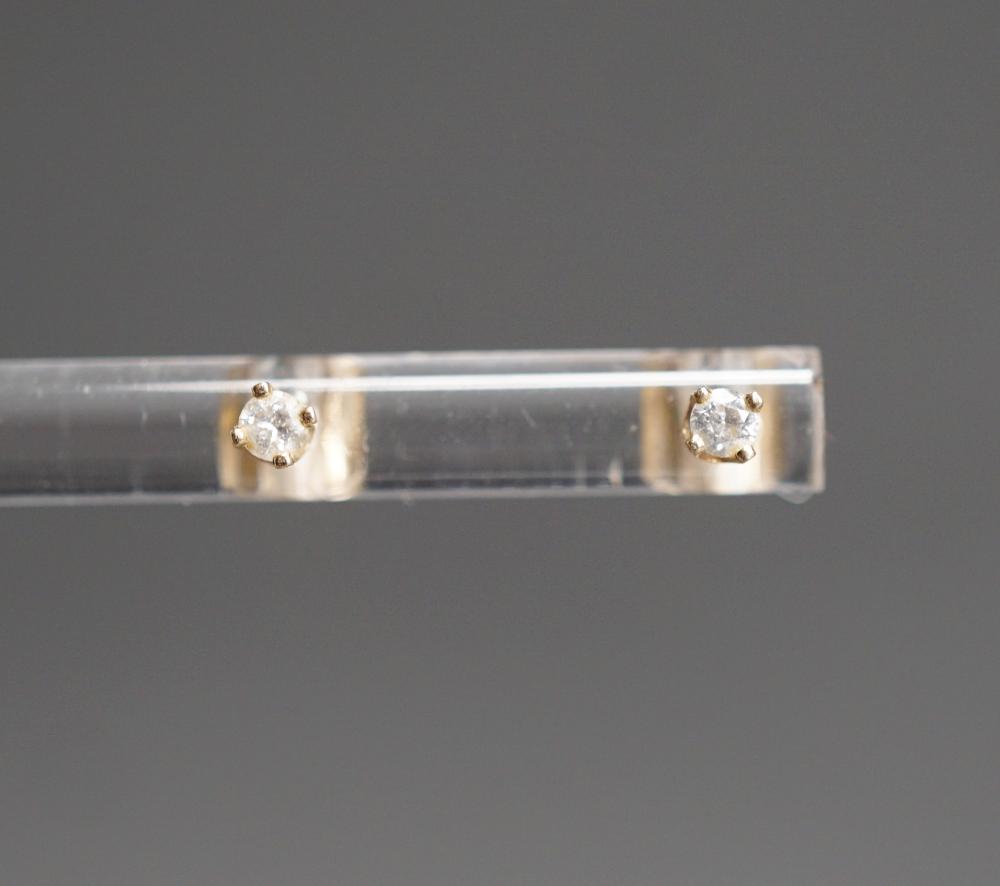 PAIR OF 14-KARAT YELLOW-GOLD AND