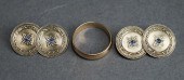 PAIR OF 14-KARAT YELLOW-GOLD A