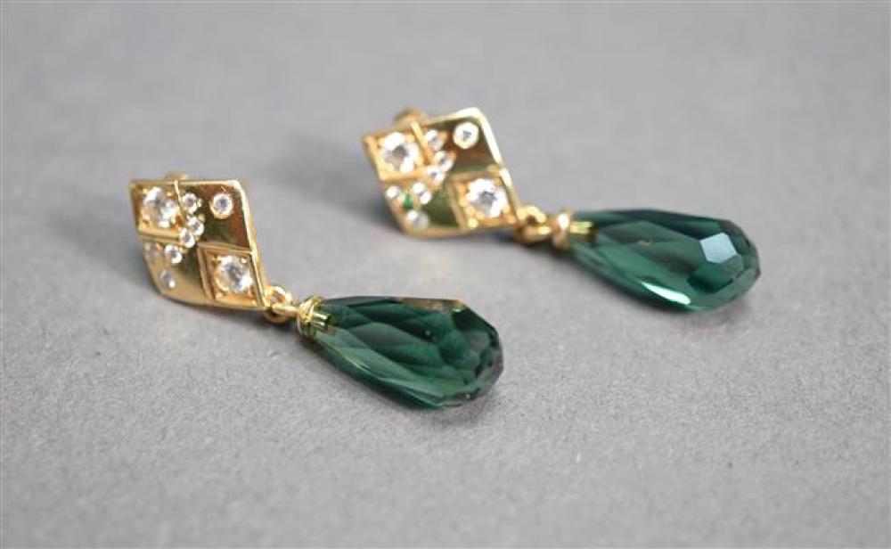 PAIR OF 14-KARAT YELLOW-GOLD,