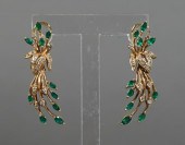 PAIR OF 14-KARAT YELLOW-GOLD,