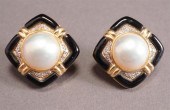 PAIR OF 14-KARAT YELLOW-GOLD,