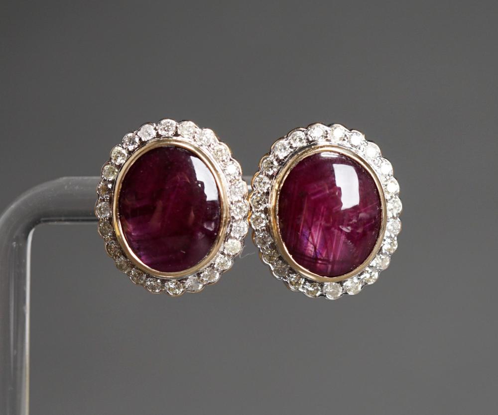 PAIR OF 14-KARAT YELLOW-GOLD,