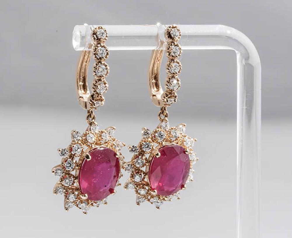 PAIR OF 14-KARAT YELLOW-GOLD,