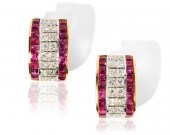 PAIR OF 18 KARAT YELLOW GOLD,