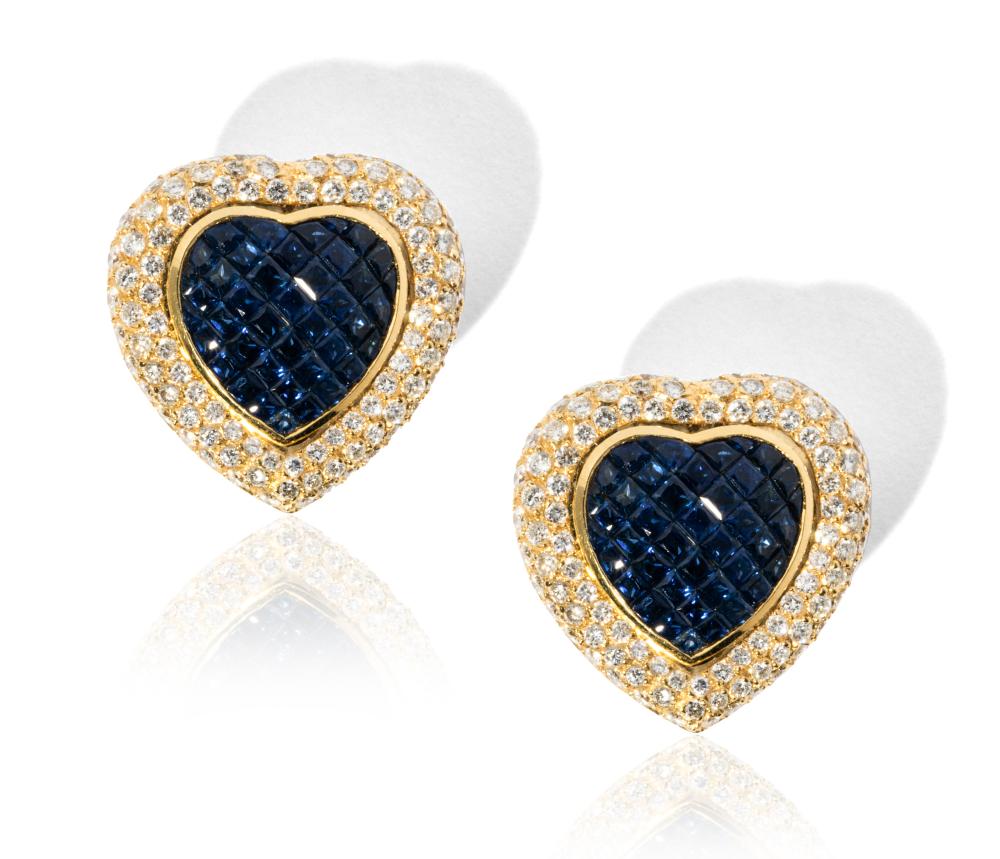 PAIR OF 18 KARAT YELLOW GOLD,