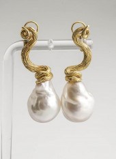 PAIR OF 18-KARAT YELLOW-GOLD A