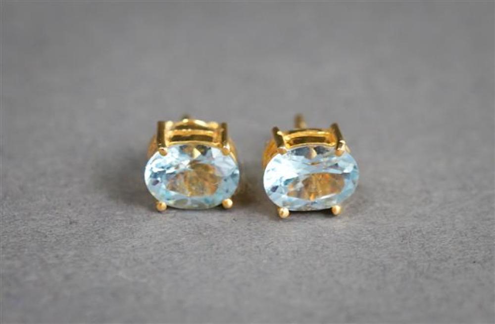 PAIR OF 18-KARAT YELLOW-GOLD AND