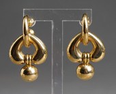 PAIR OF 18-KARAT YELLOW-GOLD '
