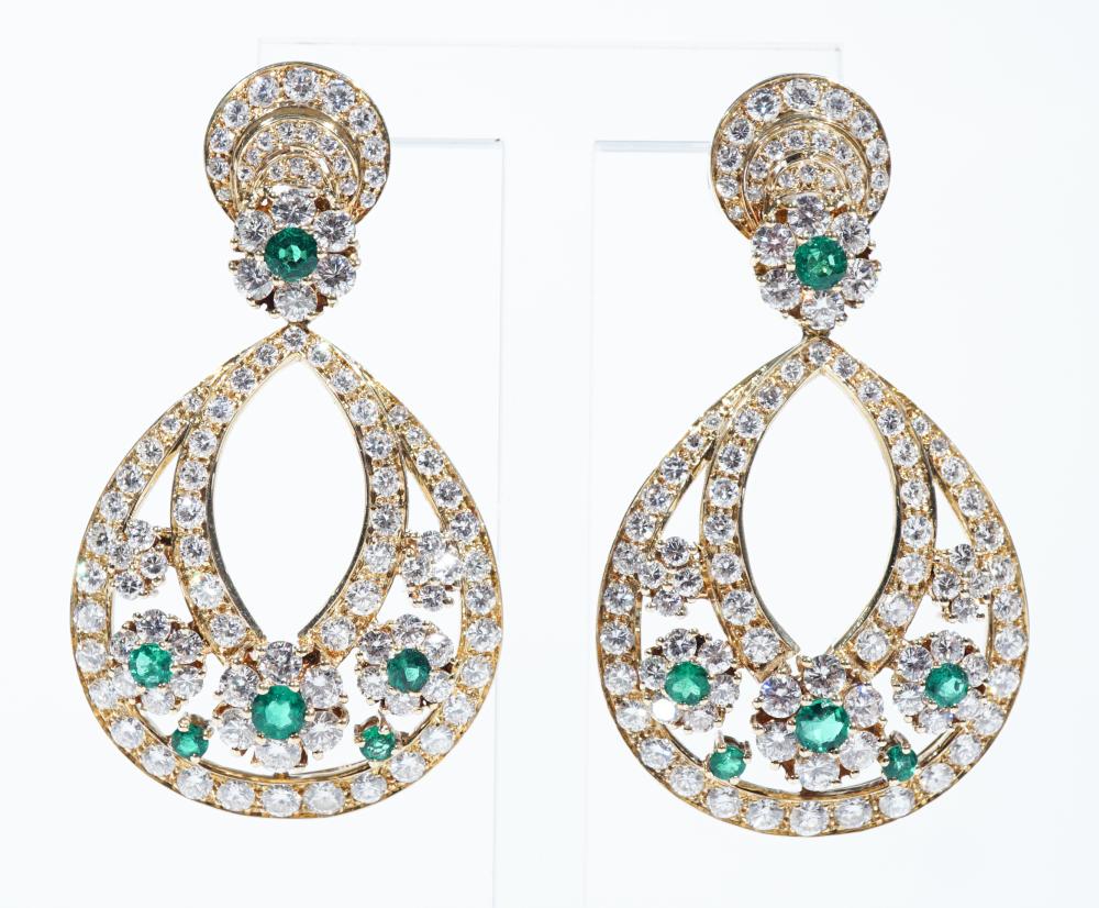 PAIR OF 18-KARAT YELLOW-GOLD,