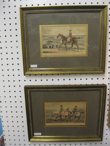 Pair of 1820's Race Horse