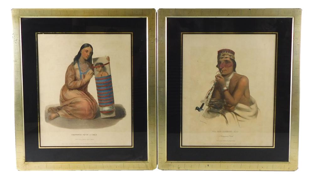 PAIR OF 1836 PRINTS OF NATIVE