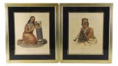 PAIR OF 1836 PRINTS OF NATIVE